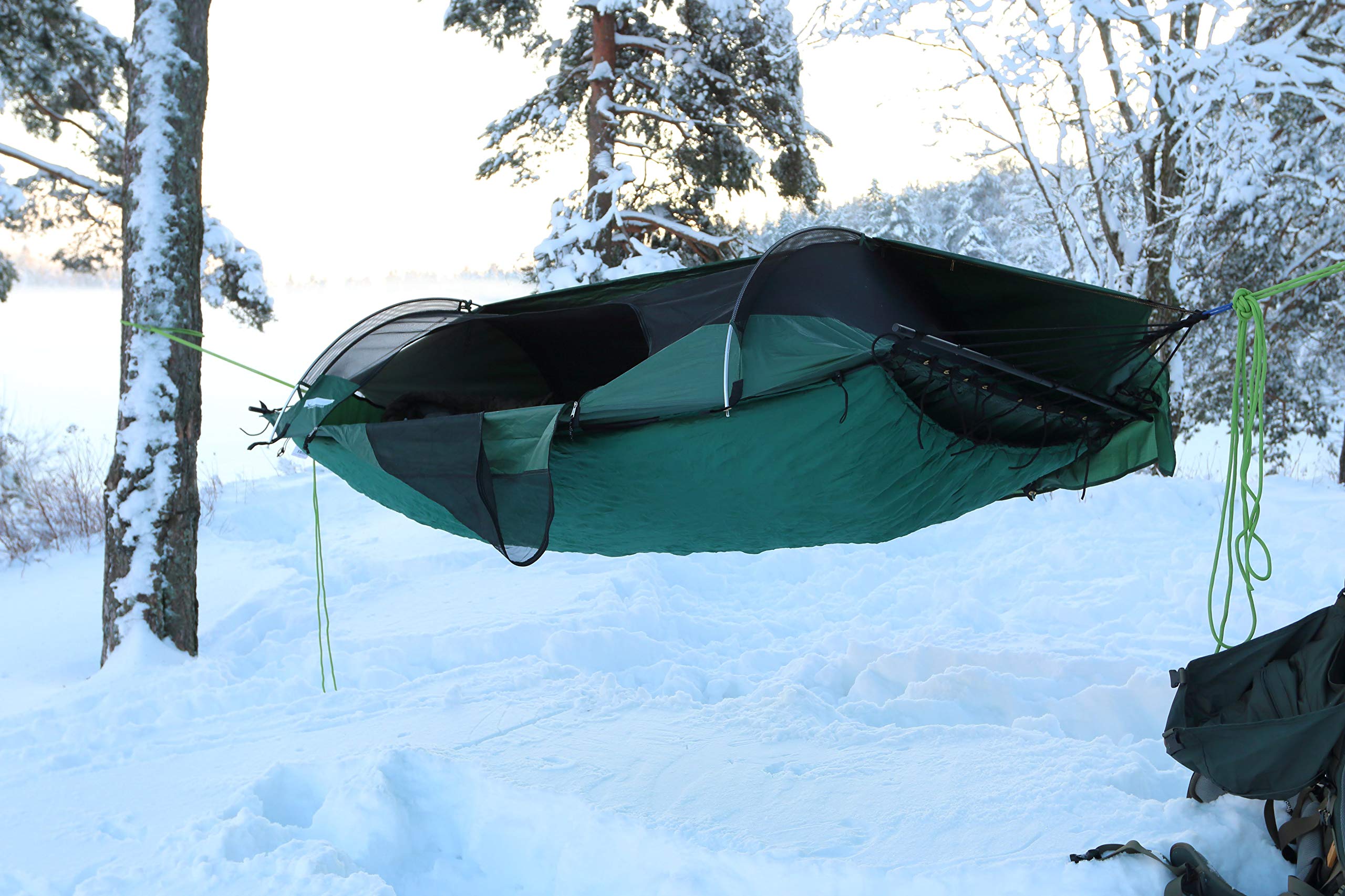 Lawson Hammock Blue Ridge Camping Hammock - Portable Lightweight 2-in-1 Hammock Tent for Backpacking, Hiking & Outdoor Adventures - Perfect for Camping, Backyard Relaxation & Travel