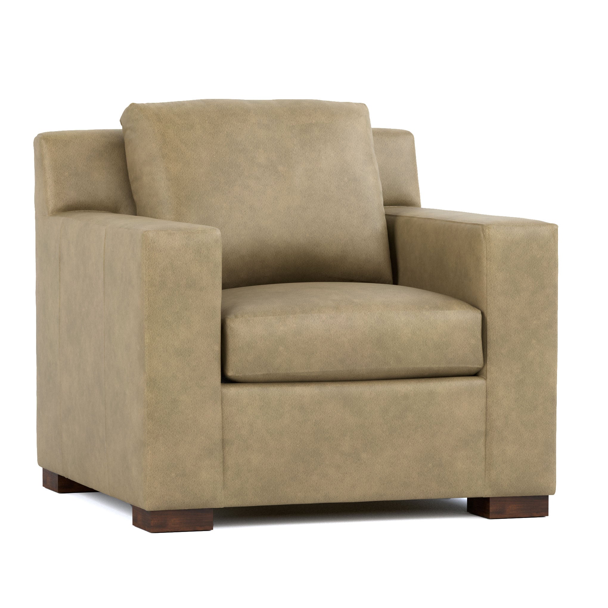 Keene Chair - Modern Accent Chair for Living Room, Bedroom & Office - Stylish Upholstered Armchair with Wooden Legs - Perfect for Relaxing, Reading & Decorating Your Home