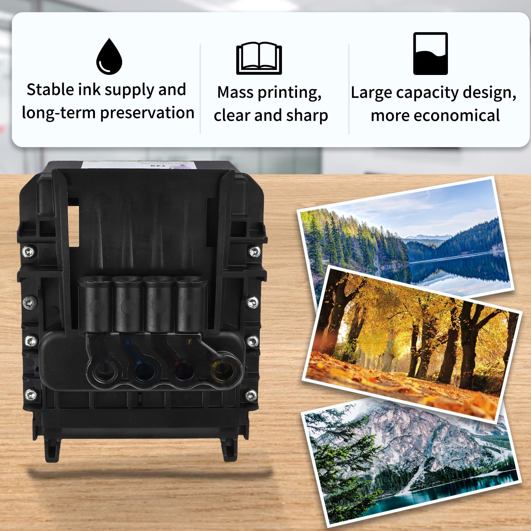 729 Printhead Replacement Kit Compatible with HP DesignJet T830 MFP & T730 Large Format Plotter Printers - High-Quality Print Head for HP Printers - Perfect for CAD, Engineering Drawings & Architectural Plans Printing