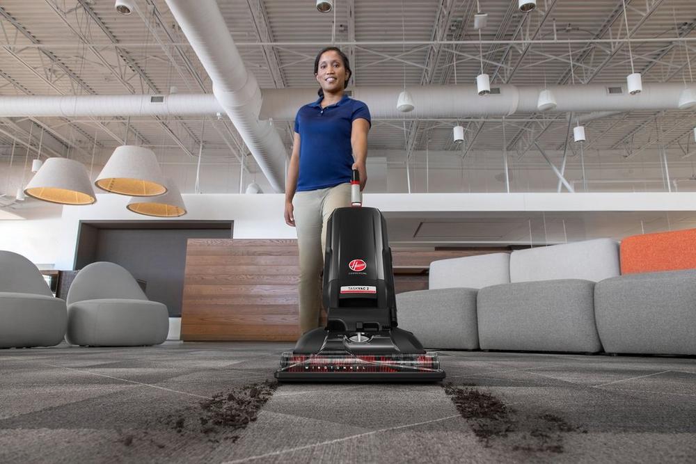 Commercial Bagged Task Upright Vacuum Cleaner - Heavy Duty for Office, Warehouse & Industrial Cleaning