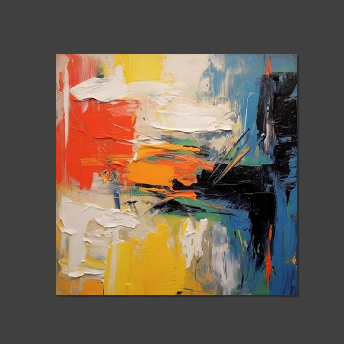 Extra Large Wall Art Paintings - Modern Abstract Acrylic Canvas Art for Dining Room Decor | Contemporary Palette Knife Painting with Heavy Texture | Perfect for Living Room, Bedroom & Office Wall Decor