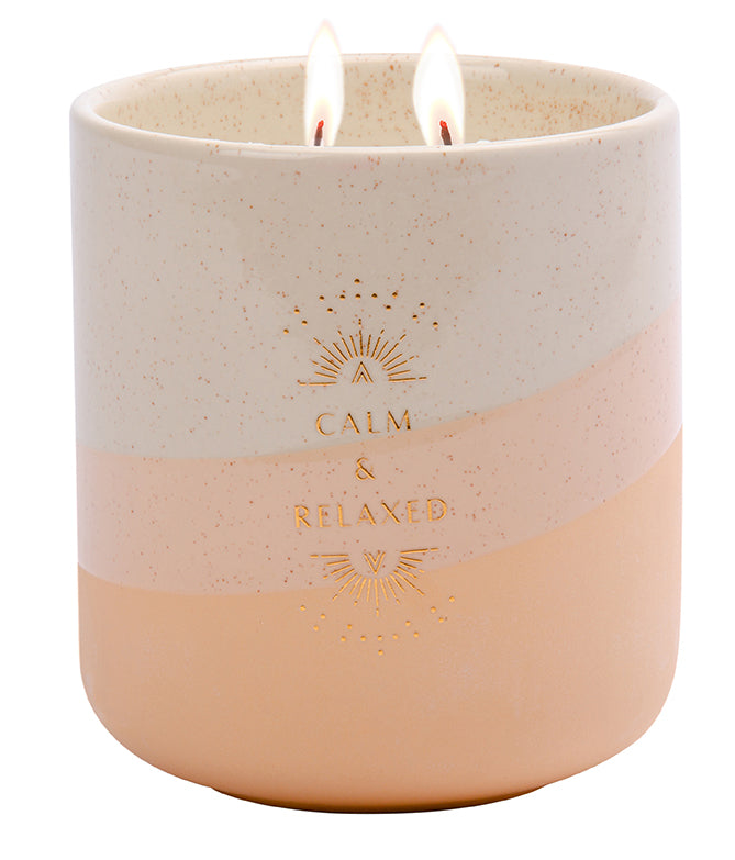 Calming Lavender Scented Candle - 11 oz Soy Wax Aromatherapy Candle for Relaxation, Stress Relief & Home Decor | Perfect for Bedroom, Bathroom & Meditation Spaces