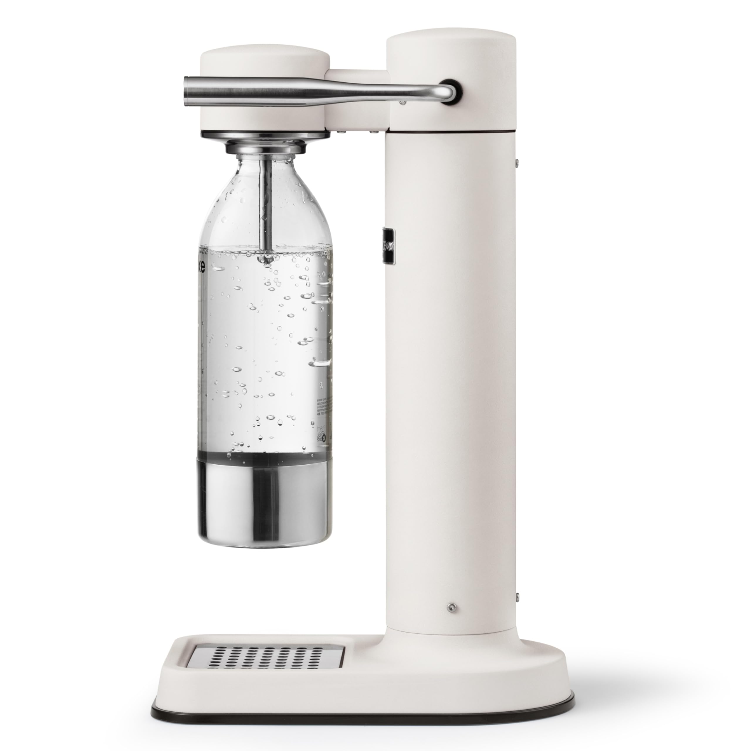 Aarke Carbonator III Premium Sparkling Water Maker - Soda & Seltzer Machine with PET Bottle for Home & Office (Matte White) | Perfect for Cocktails, Mocktails & Healthy Hydration