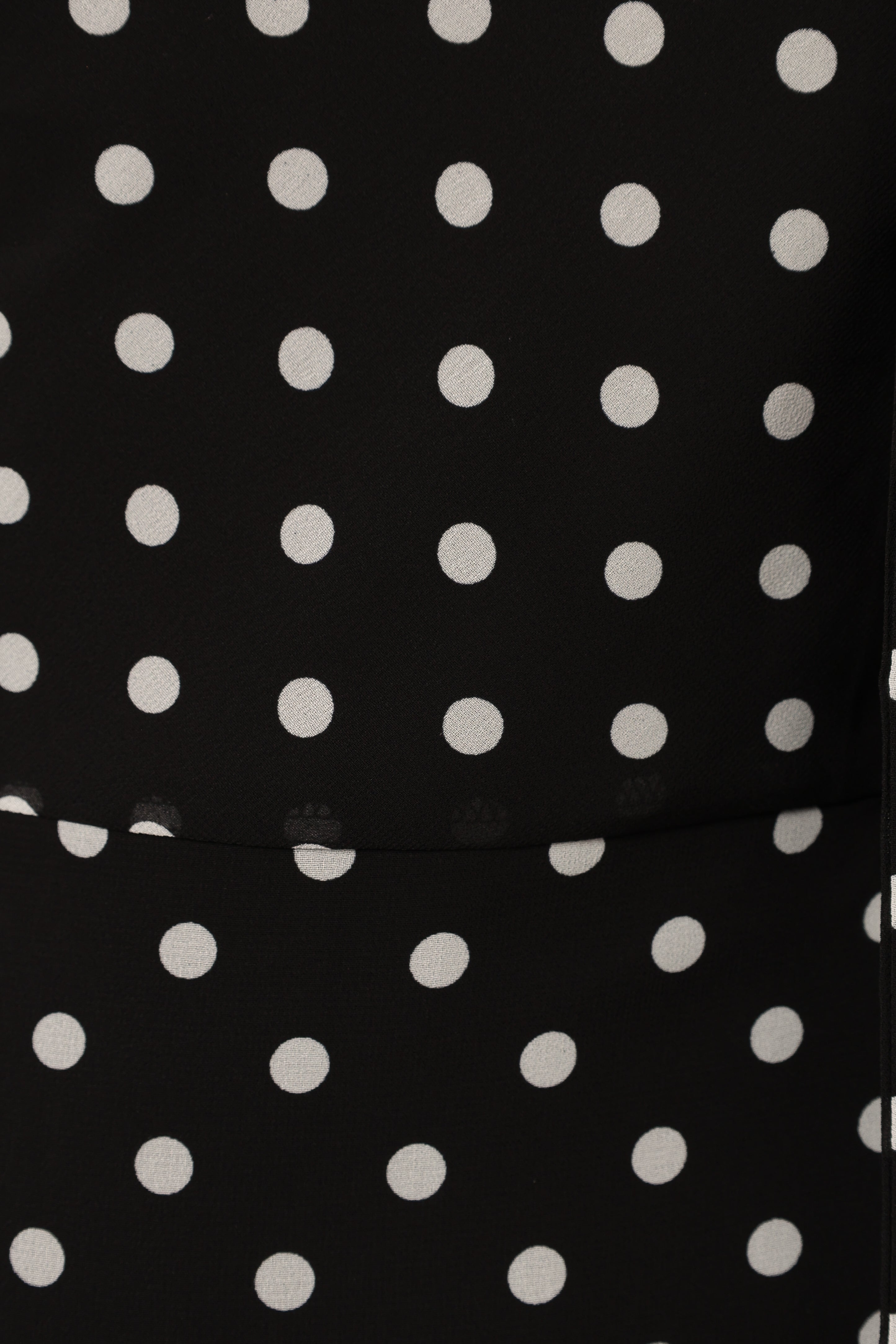 Francesca Women's Black Polka Dot Midi Dress - Floral Print A-Line Party Dress for Cocktail, Wedding & Special Occasions