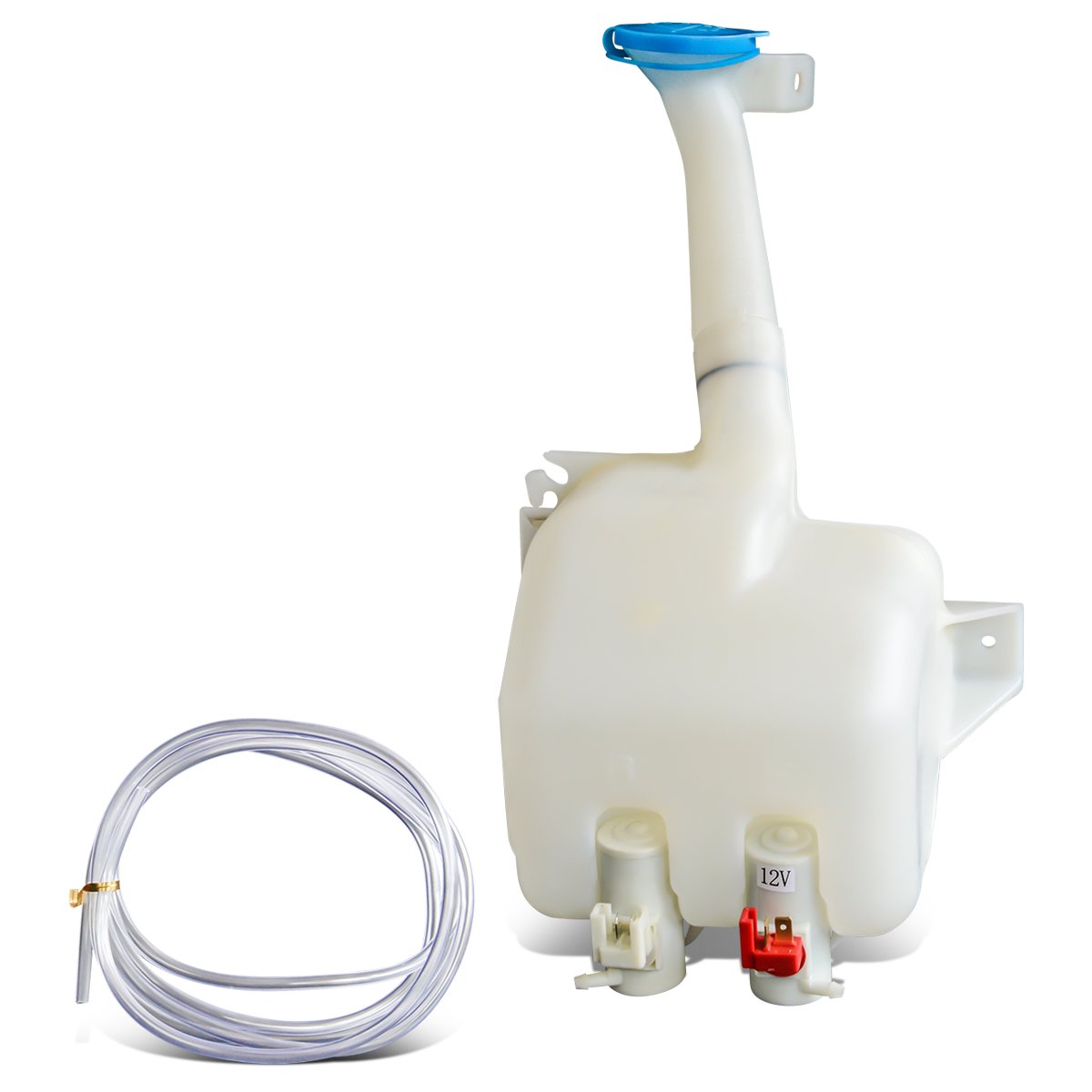 2007-2008 Honda Fit Windshield Washer Reservoir Tank with Fluid Pump - Replacement Part for Car Maintenance & Cleaning