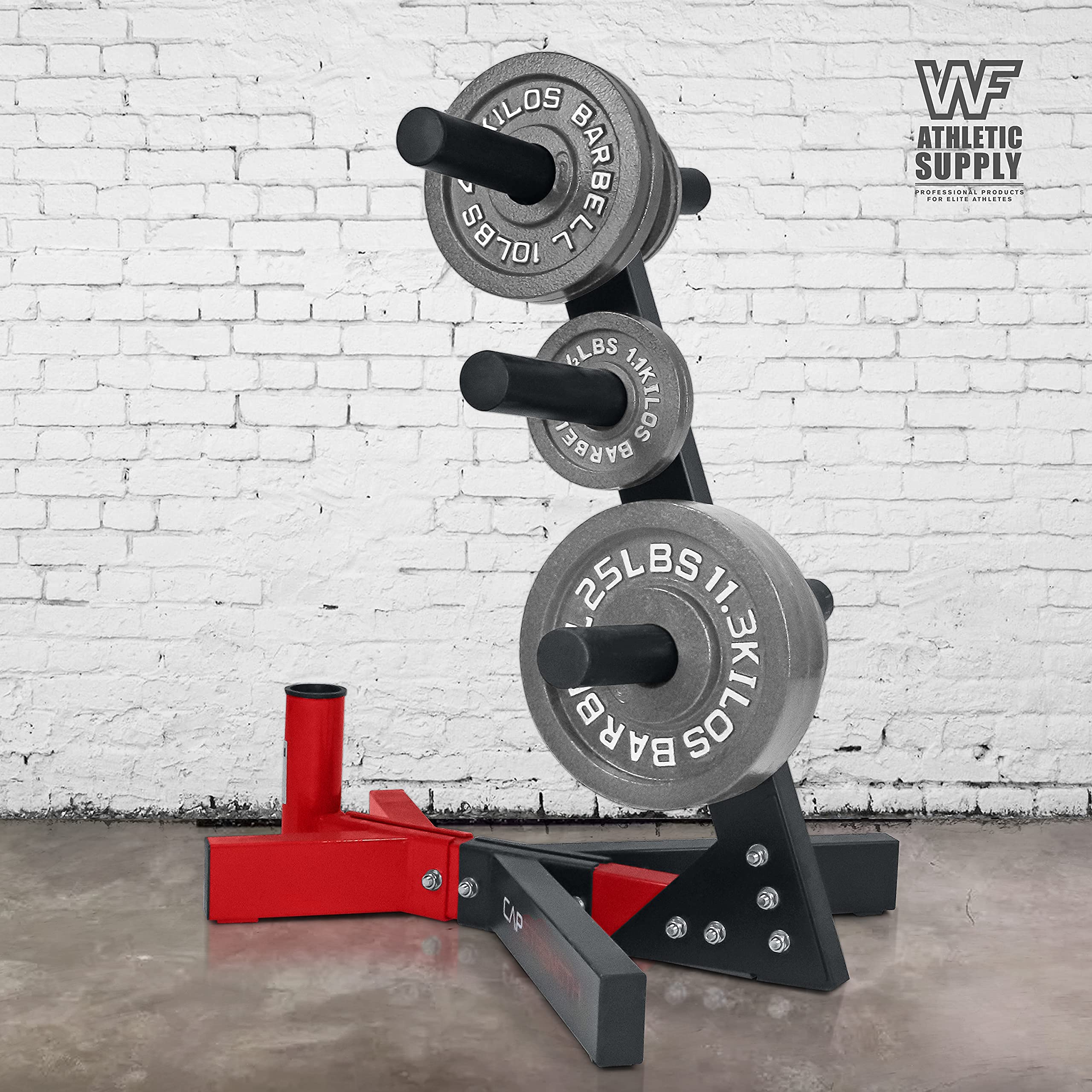 CAPHAUS 2-Inch Olympic Cast Iron Weight Plates - Strength Training, Weightlifting, Bodybuilding & Powerlifting Equipment - Perfect for Home Gym, CrossFit, and Commercial Fitness Centers