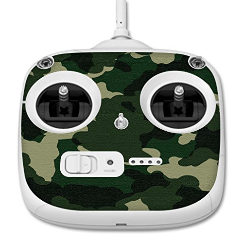DJI Phantom 3 Standard Drone Skin Wrap - Camouflage Green Controller Cover Sticker | Compatible with DJI Phantom 3 Standard Quadcopter | Perfect for Outdoor Drone Flying, Aerial Photography & Protection