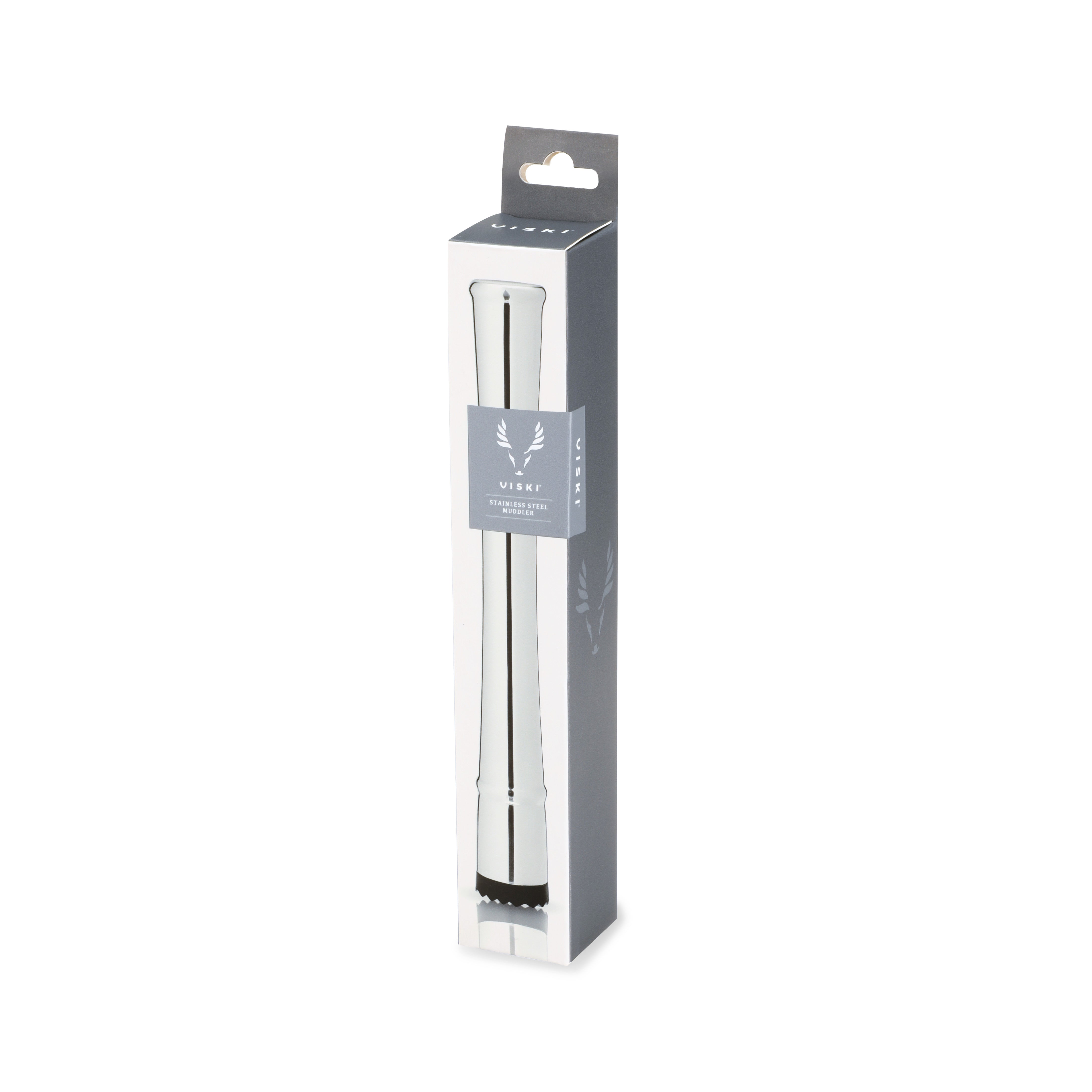 Premium Stainless Steel Cocktail Muddler - Bar Tool for Mixing Mojitos, Old Fashioned & Mint Juleps - Perfect for Home Bars & Professional Bartenders