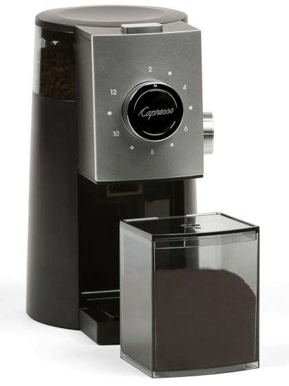 Capresso Grind Select Burr Coffee Grinder - Adjustable Coarseness for Espresso, Drip & French Press - Perfect for Home Baristas & Coffee Enthusiasts
