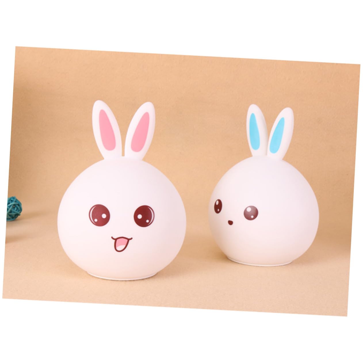 Cute USB Night Light - Pink Rabbit Cartoon Night Lamp with USB Plug for Kids, Nursery, Bedroom - Perfect for Bedtime, Reading & Decor