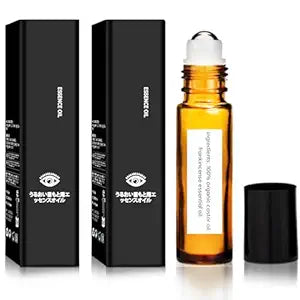 Organic Rollerball Castor Oil & Frankincense Blend - Natural Aromatherapy for Relaxation, Skin Care & Hair Growth - Perfect for Stress Relief, Massage & Holistic Wellness