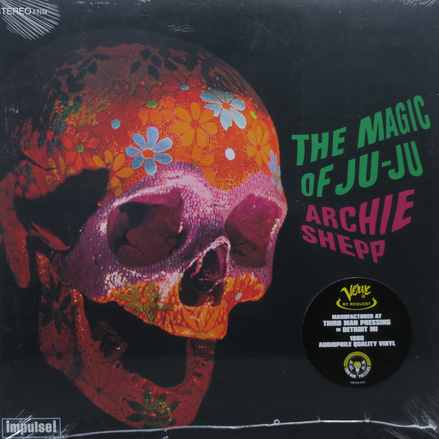 Archie Shepp 'The Magic of Ju Ju' 180g Vinyl LP Record | 1967 Free Jazz Album | Limited Edition Collector's Item for Jazz Enthusiasts & Vinyl Lovers | Perfect for Home Listening & Music Collections