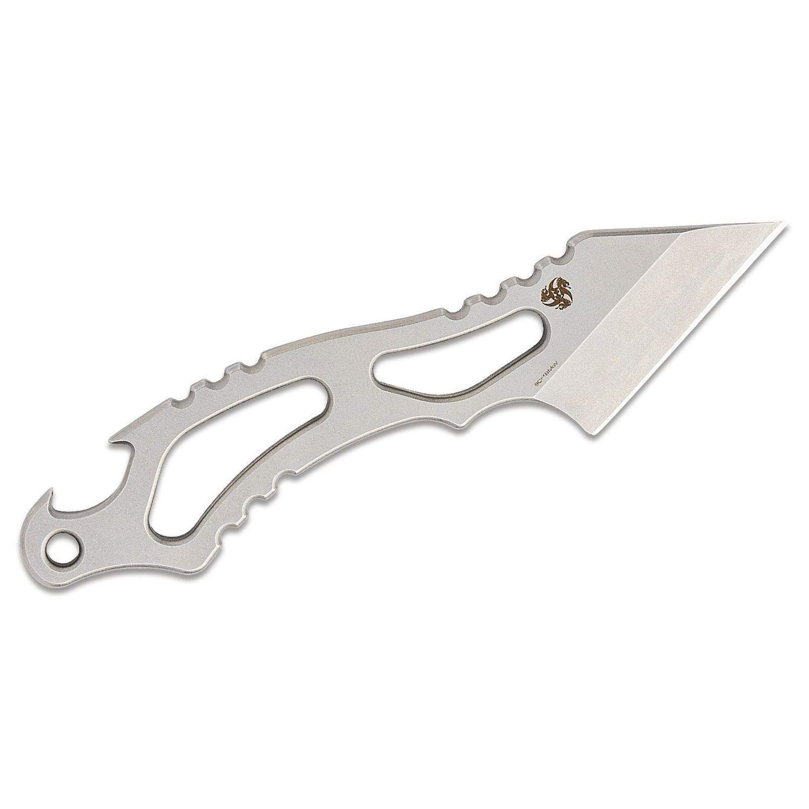 Civivi Kiri EDC Fixed Blade Knife - Stonewash Finish - Tactical Outdoor Knife for Camping, Hiking & Survival Gear