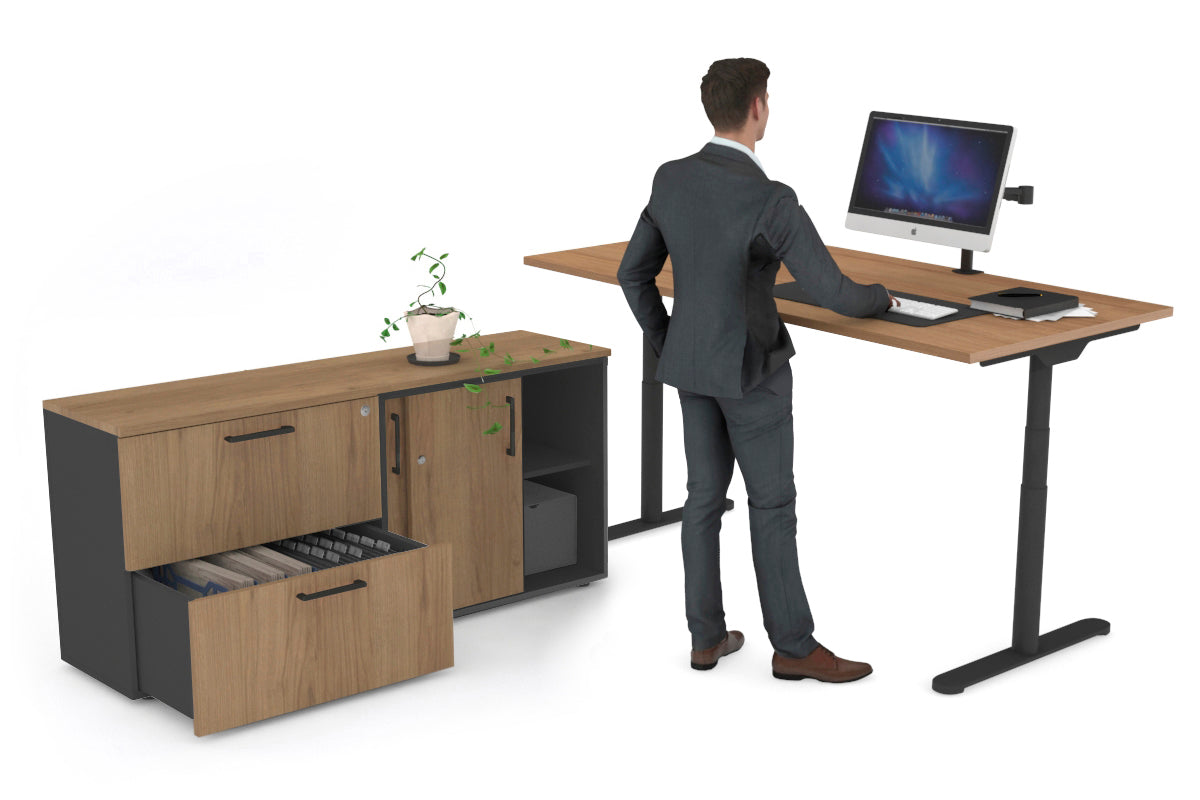 Flexi Premium Height Adjustable Standing Desk - 1800L x 700W Electric Sit Stand Workstation for Home Office, Gaming & Study - Ergonomic Executive Desk for Productivity & Comfort