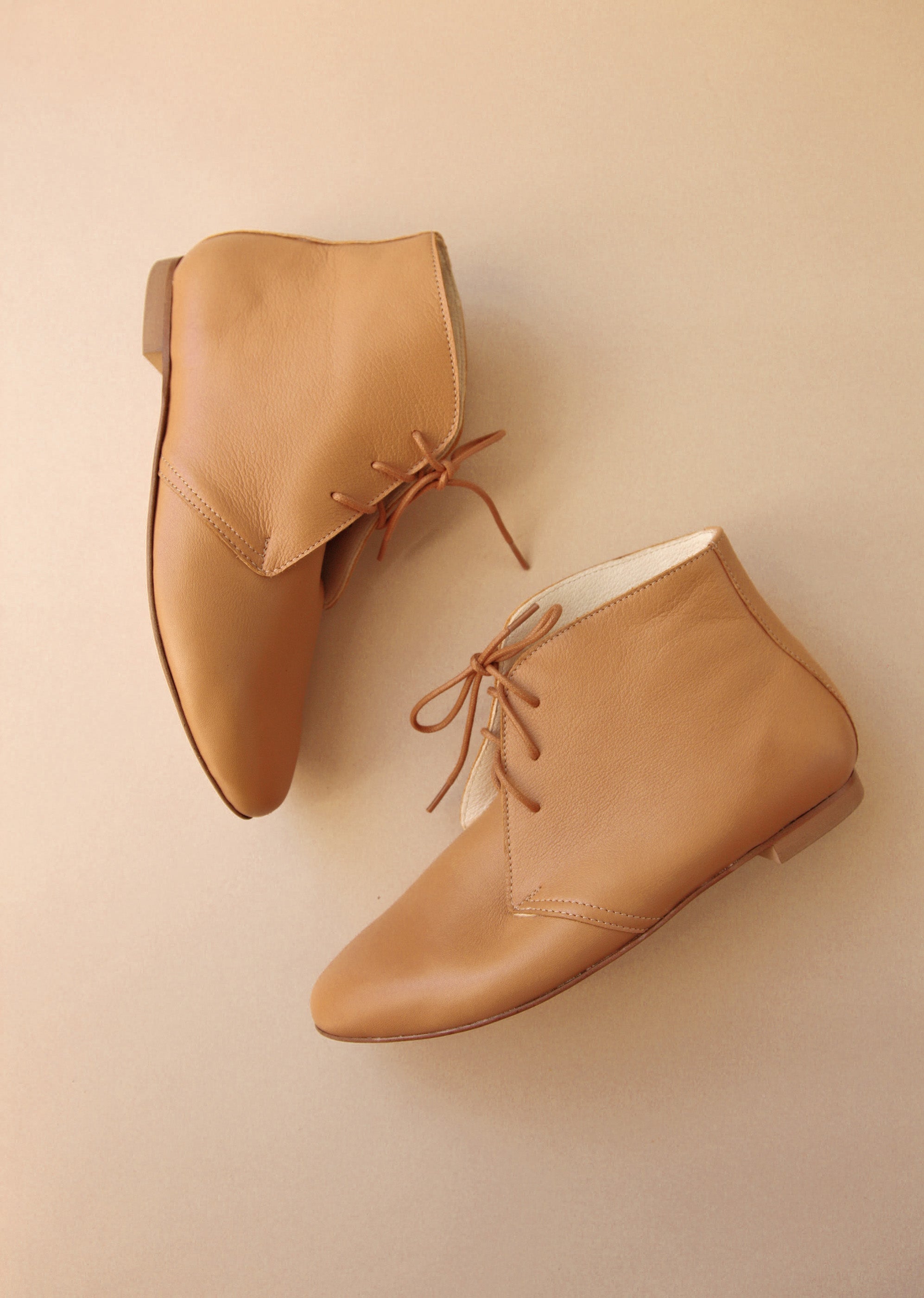 LEA Boots for Women - Stylish Fawn Color Ankle Boots for Fall & Winter | Comfortable Casual & Outdoor Wear