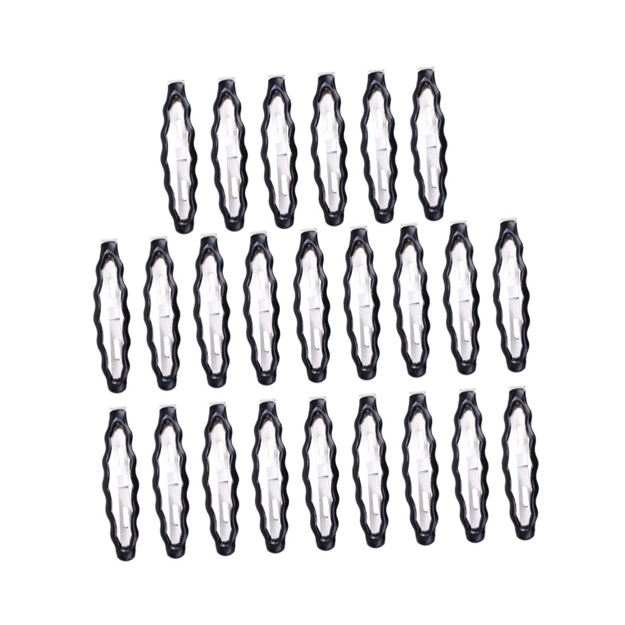 FOMIYES 24pcs Metal Hair Barrettes for Women & Girls - Simple Hair Clips, Section Hair Clips, Bobby Pins - Non-Slip Hair Accessories for School, Work, Party & Everyday Styling