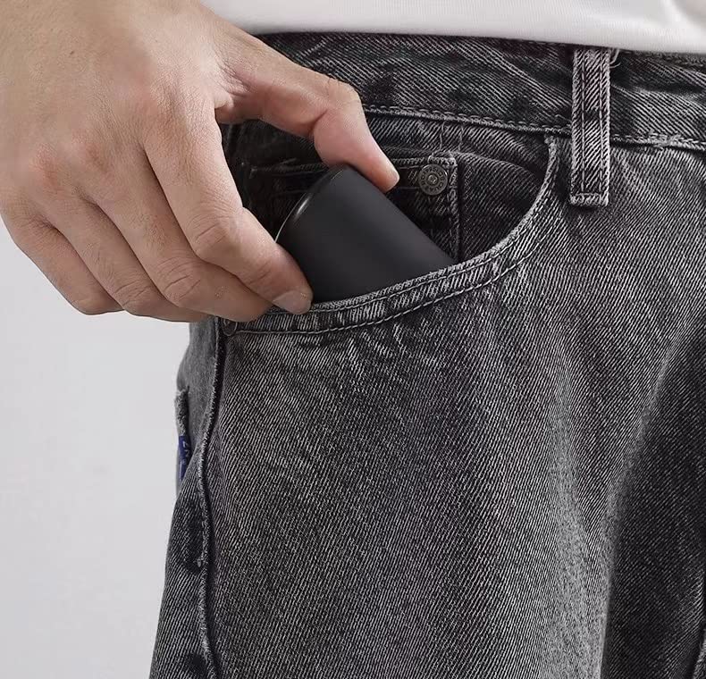 JYYBN Pocket Size Washable Electric Razor for Men - USB Rechargeable Travel Shaver with Fast Charging, Waterproof & Silent Design - Compact & Portable for Smooth Shaving - Perfect Gift for Dad, Husband, Boyfriend - Ideal for Travel, Gym, Office & Daily Use