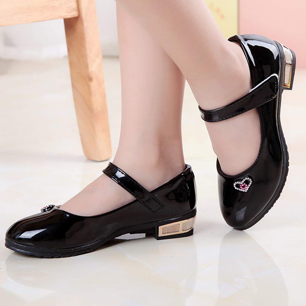 Girls Mary Jane Shoes - Princess Ballet Flats with Bow for Toddlers | Casual & Playtime