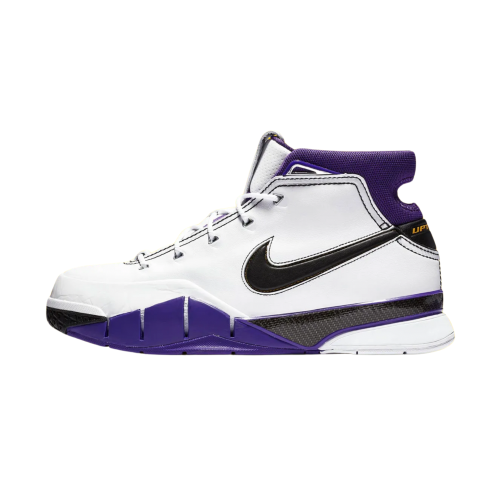 Nike Kobe 1 Protro 81 Pt Game Basketball Shoes - White Black Varsity Purple for Men | High-Performance Court Sneakers for Basketball Games & Training