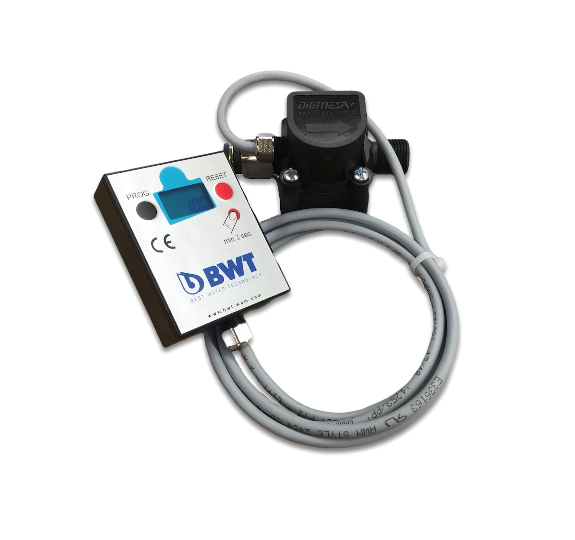 BWT Aquameter Digital Liter Counter - Accurate Water Flow Measurement for Home, Garden & Industrial Use
