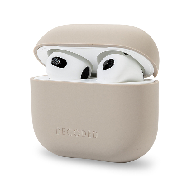 Liquid Silicone Case for AirPods 3rd Generation - Sand Color | Durable & Protective Cover for Everyday Use, Travel & Outdoor Activities