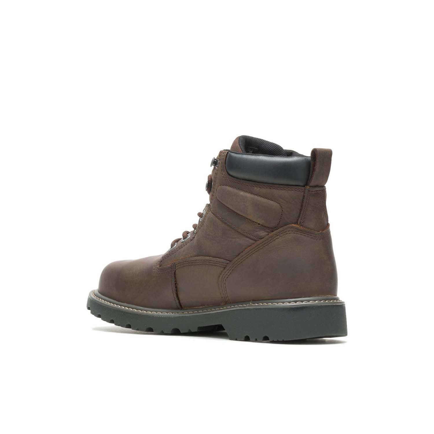 Floorhand Waterproof 6-Inch Steel Toe Work Boots for Men - Slip Resistant Safety Shoes for Construction, Warehouse & Outdoor Work