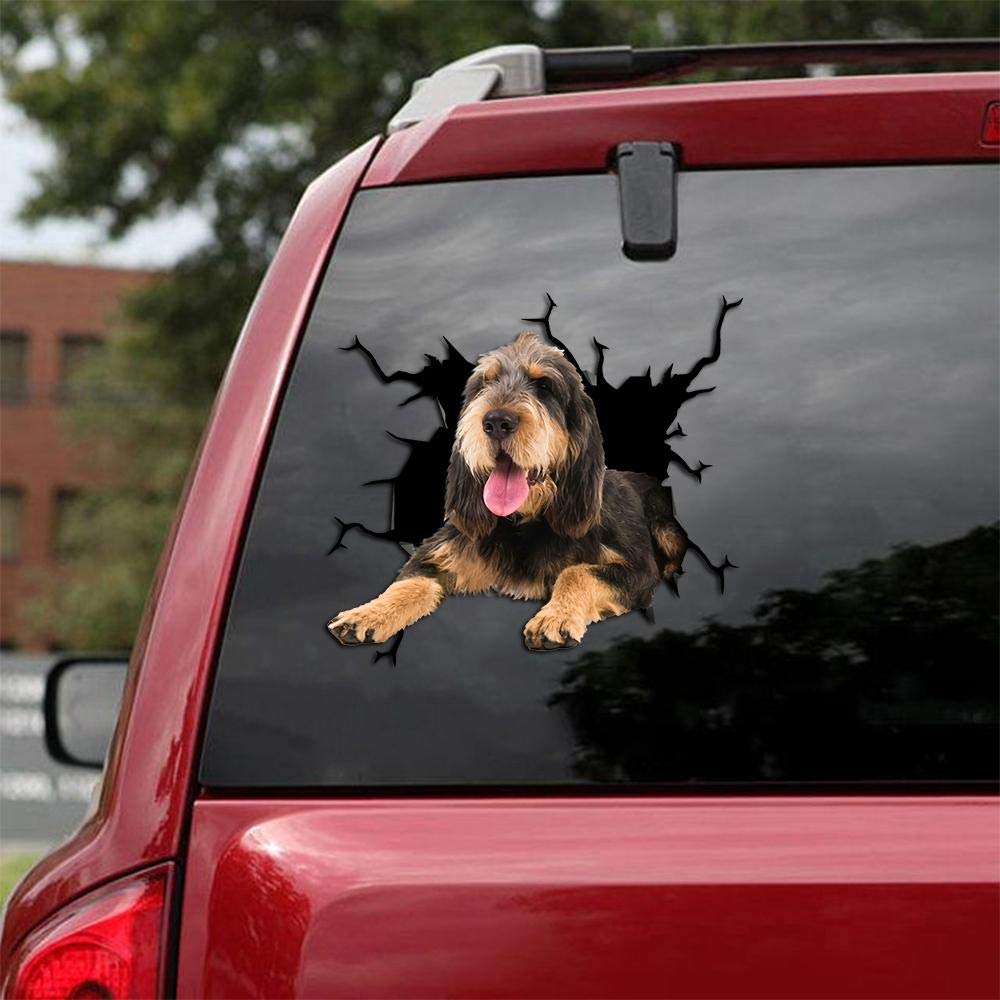 Otterhound Car Decals Pack of 2 - Waterproof Dog Stickers for Windows & Walls (10