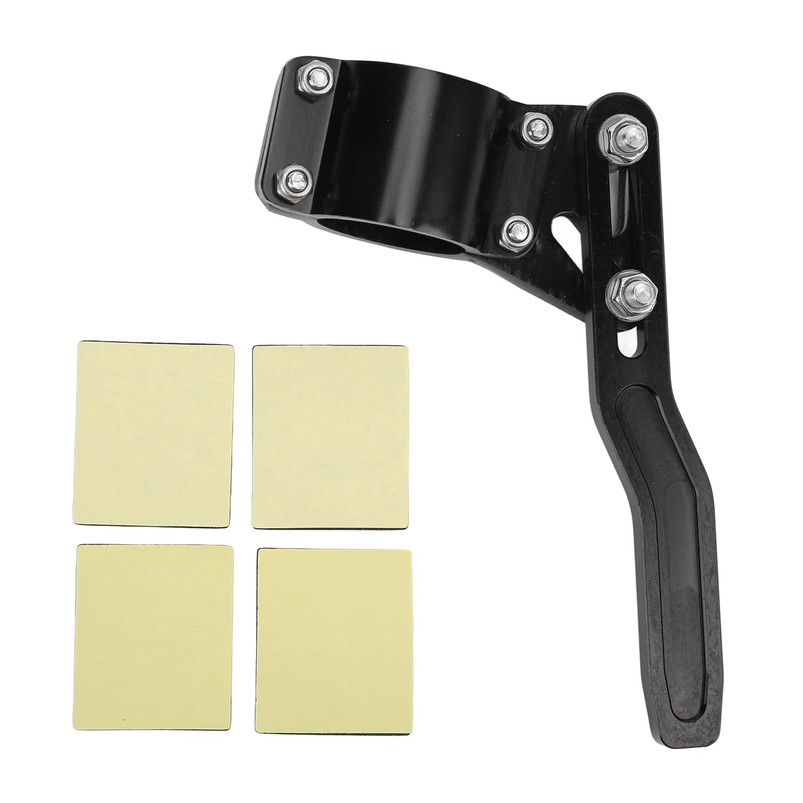 Ymiko Aluminum Alloy Steering Wheel Turn Signal Lever - Universal Car Modification Kit with Position Up Rod Extender (Black) | Perfect for Racing, Drifting & Car Enthusiasts