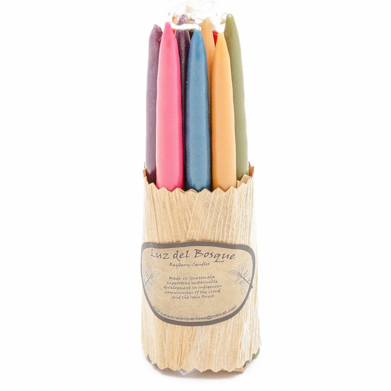 Set of 10 Hand-Dipped Myrtle Wax Candles - Natural Aromatherapy Candles for Home, Meditation & Relaxation - Perfect for Bedroom, Bathroom & Yoga Space