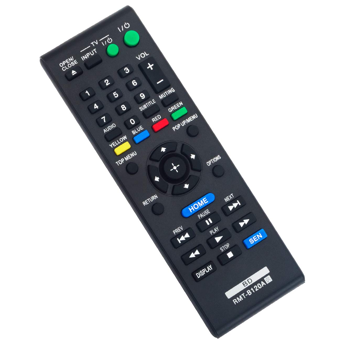 Original Remote Control Replacement for Sony Blu-ray Player & DVD Recorder - Compatible with BDP-S5100, BDP-BX110, BDP-BX310, BDP-BX39, BDP-BX510, BDP-BX59, BDP-S1100, BDP-S190, BDP-S3100, BDP-S390, BDP-S4100, BDP-S490, BDP-S580 - Perfect for Home Entertainment & Movie Nights