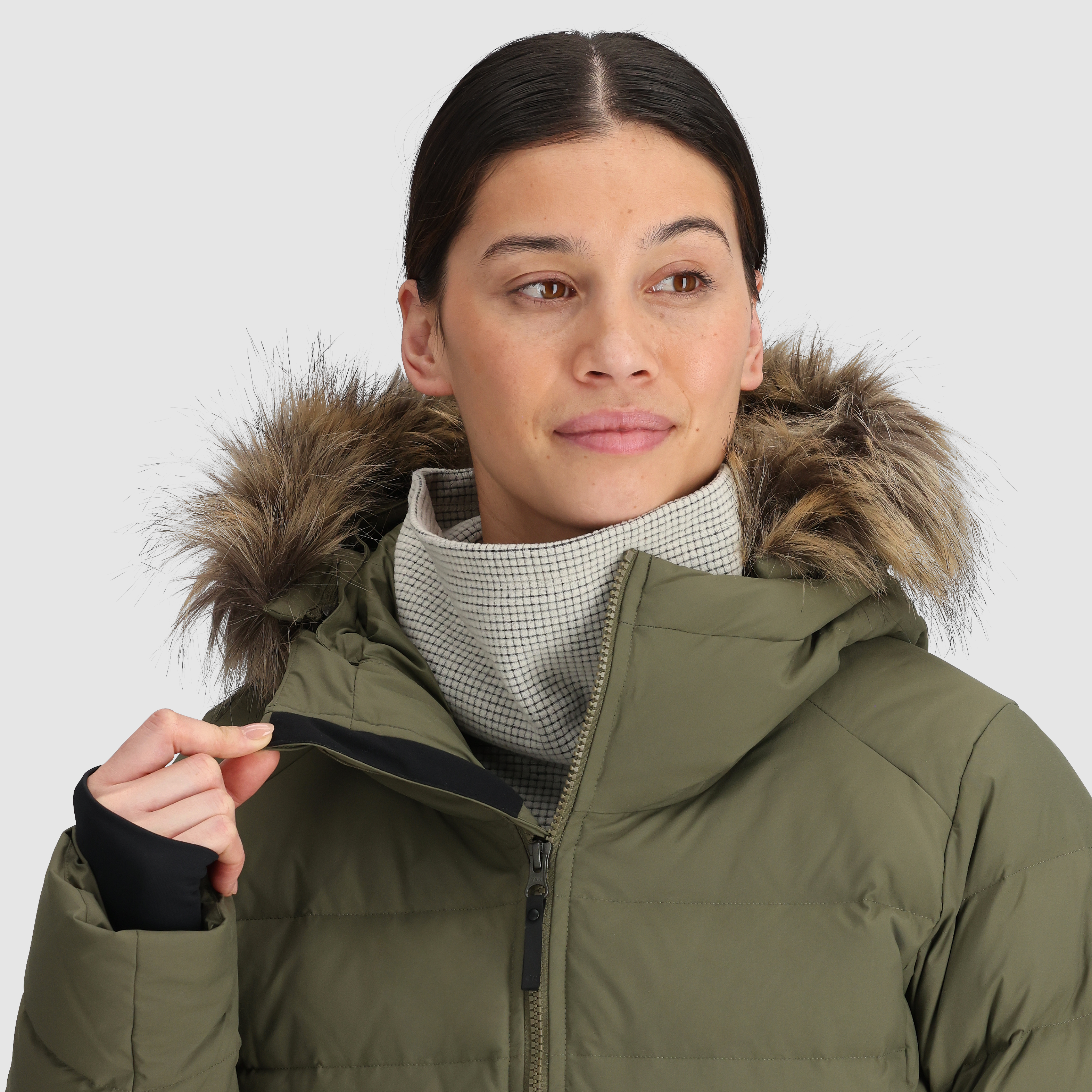 Women's Cozy Lux Down Parka - Ultra Warm Winter Coat for Cold Weather, Fashionable Hooded Jacket for Outdoor Activities & Daily Wear