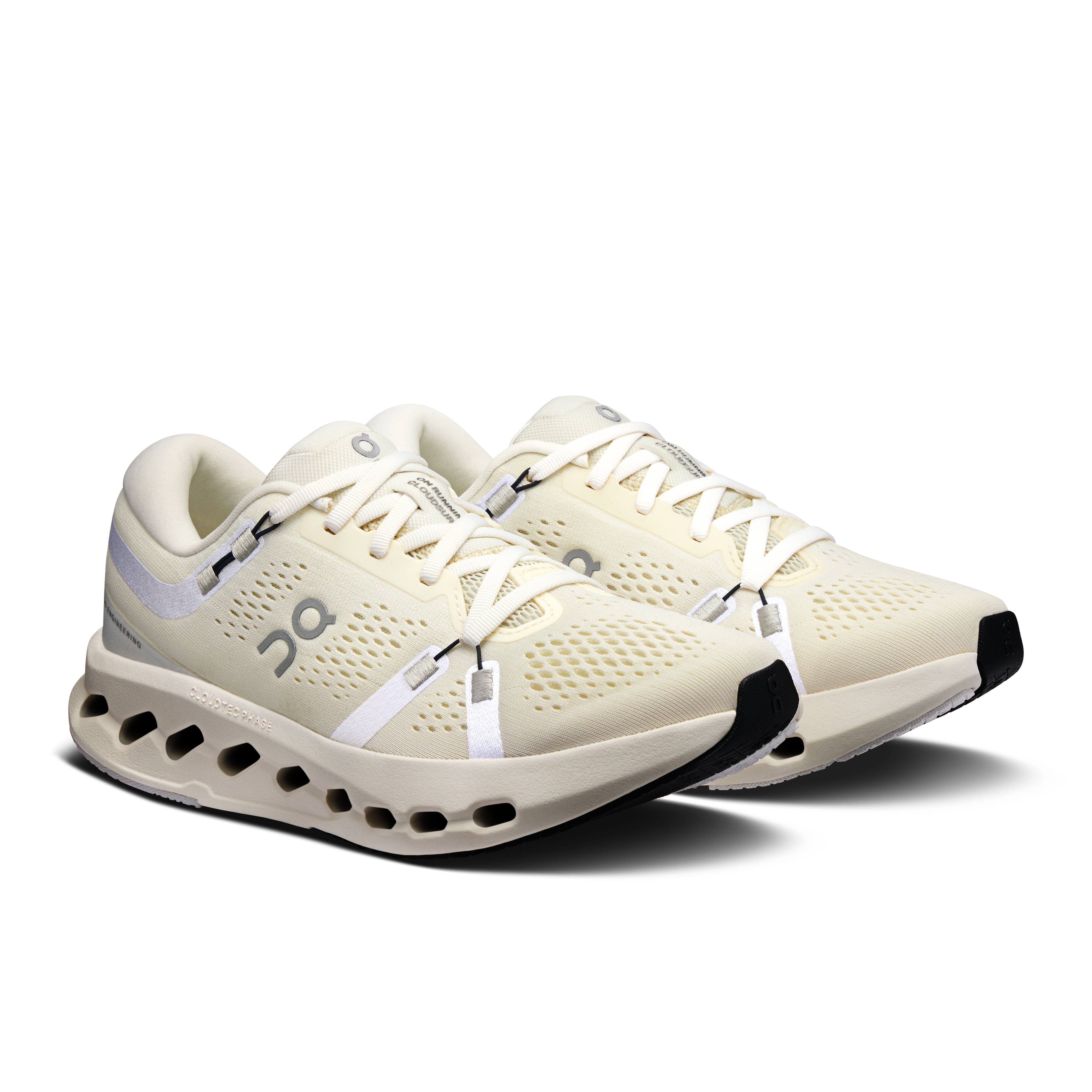 Women's Cloudsurfer 2 Running Shoes - Lightweight & Cushioned Sneakers for Women in Ivory/Ivory | Perfect for Jogging, Gym Workouts & Daily Walking