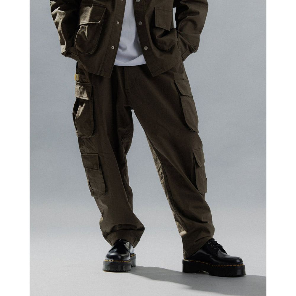 ASUSL Ripstop Four-Pocket Cargo Pants - Olive Green | Durable Military-Style Tactical Pants for Outdoor Adventures, Hiking & Workwear