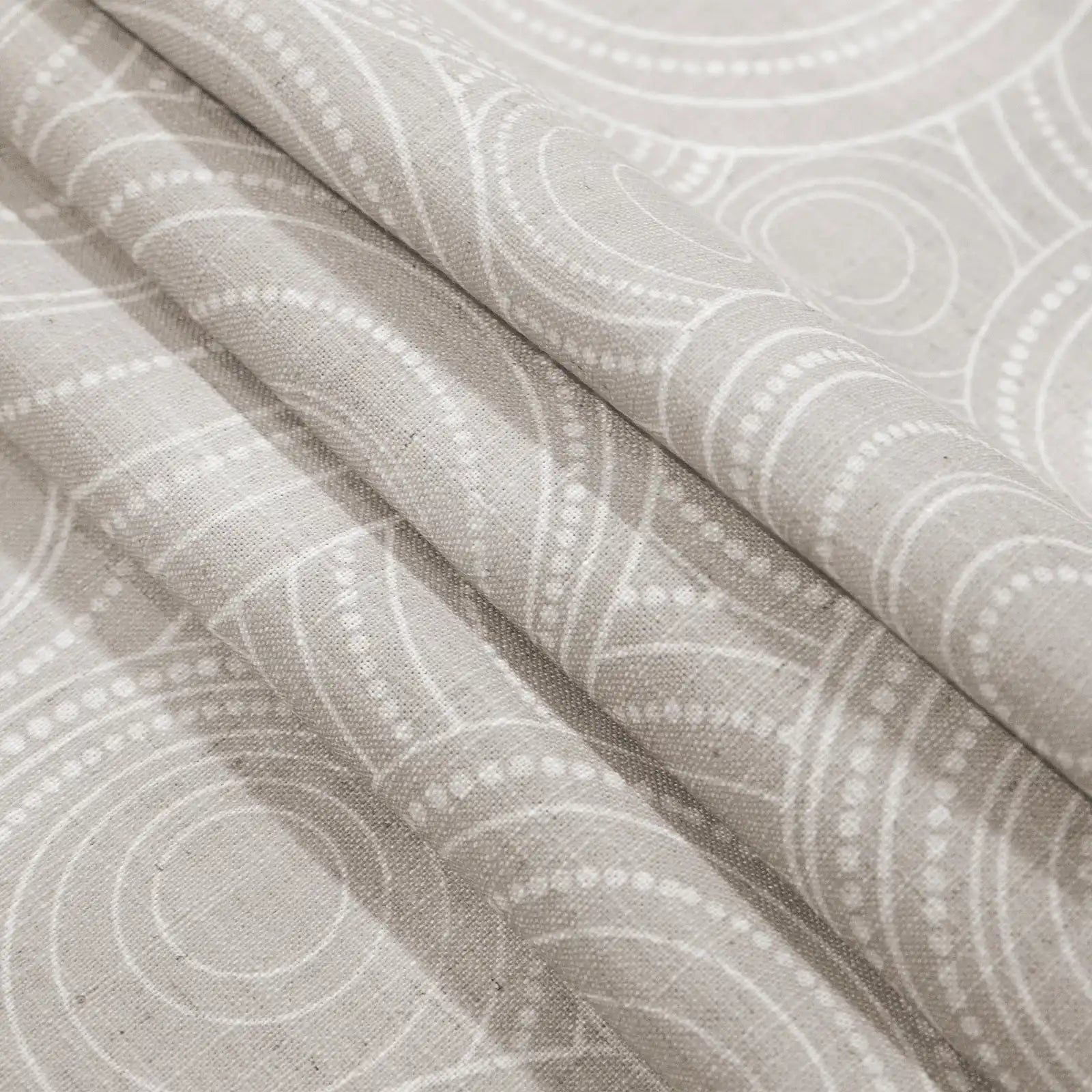 Bohemian Botanical Pleated Drapery Curtains - 52 Inch Width - Elegant Boho Home Decor for Living Room & Bedroom