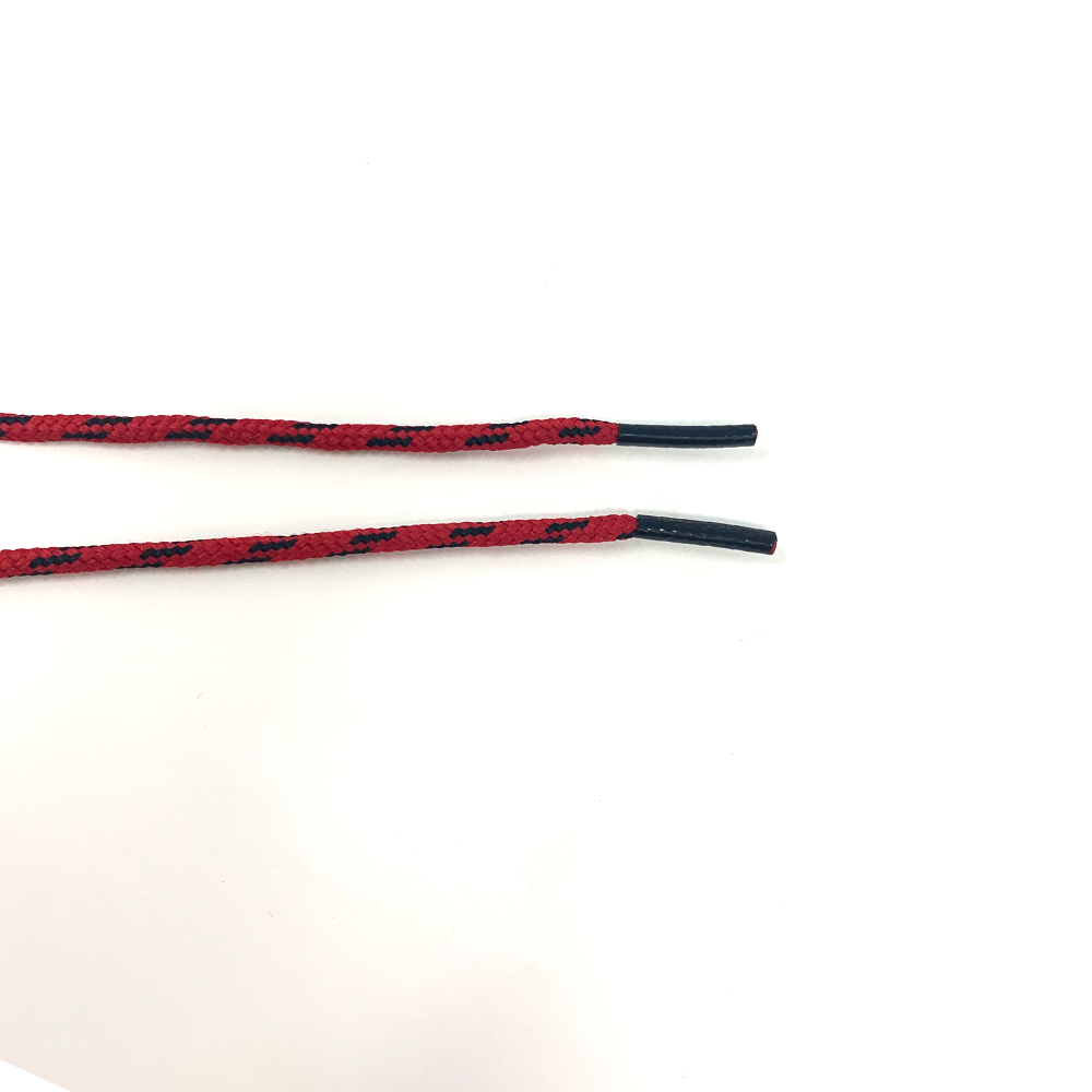 Premium Red & Black Boot Laces - Heavy Duty & Durable Shoelaces for Work Boots, Hiking & Motorcycle Riding - Perfect Replacement Laces for Outdoor & Workwear
