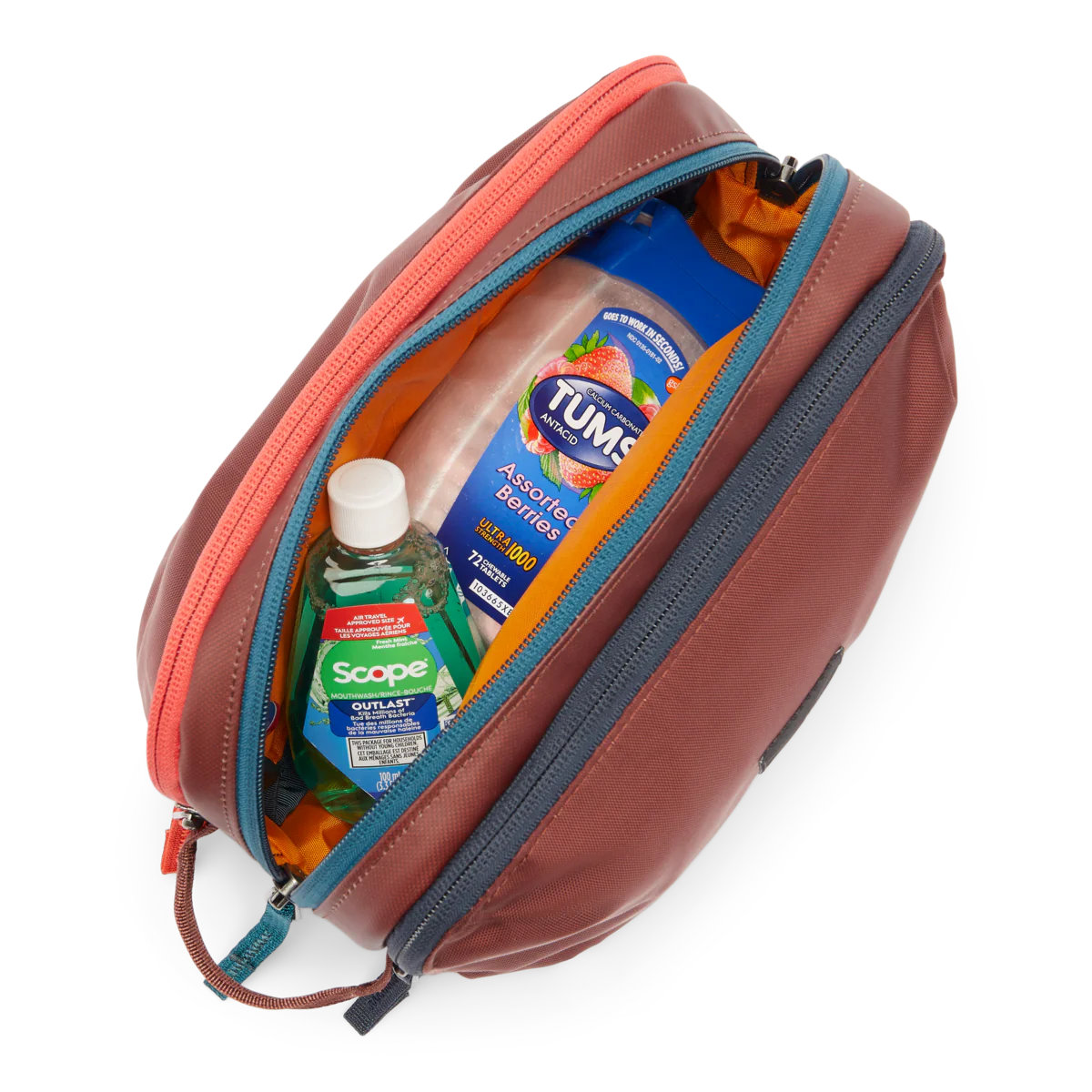 Cotopaxi Nido Accessory Bag - Water-Resistant Chestnut Everyday Carry Organizer for Travel, Hiking & Daily Essentials