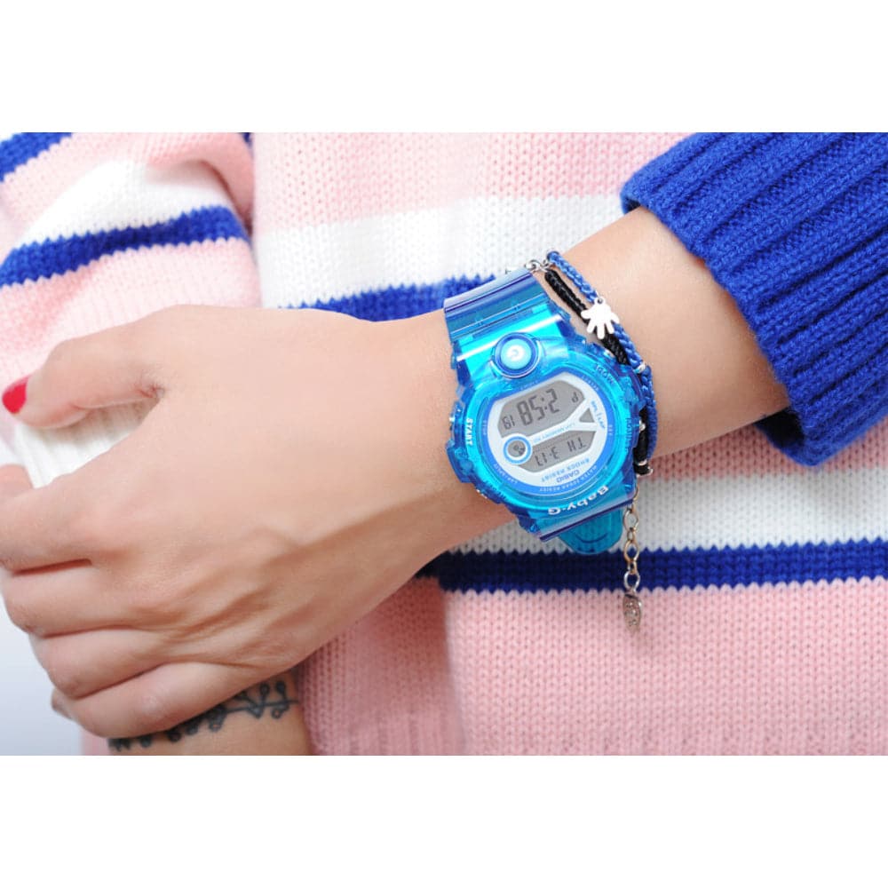 CASIO BABY-G BG 6903 2BDR Digital Sports Watch for Women - Water Resistant, Shockproof & Stylish - Perfect for Running, Swimming & Outdoor Activities