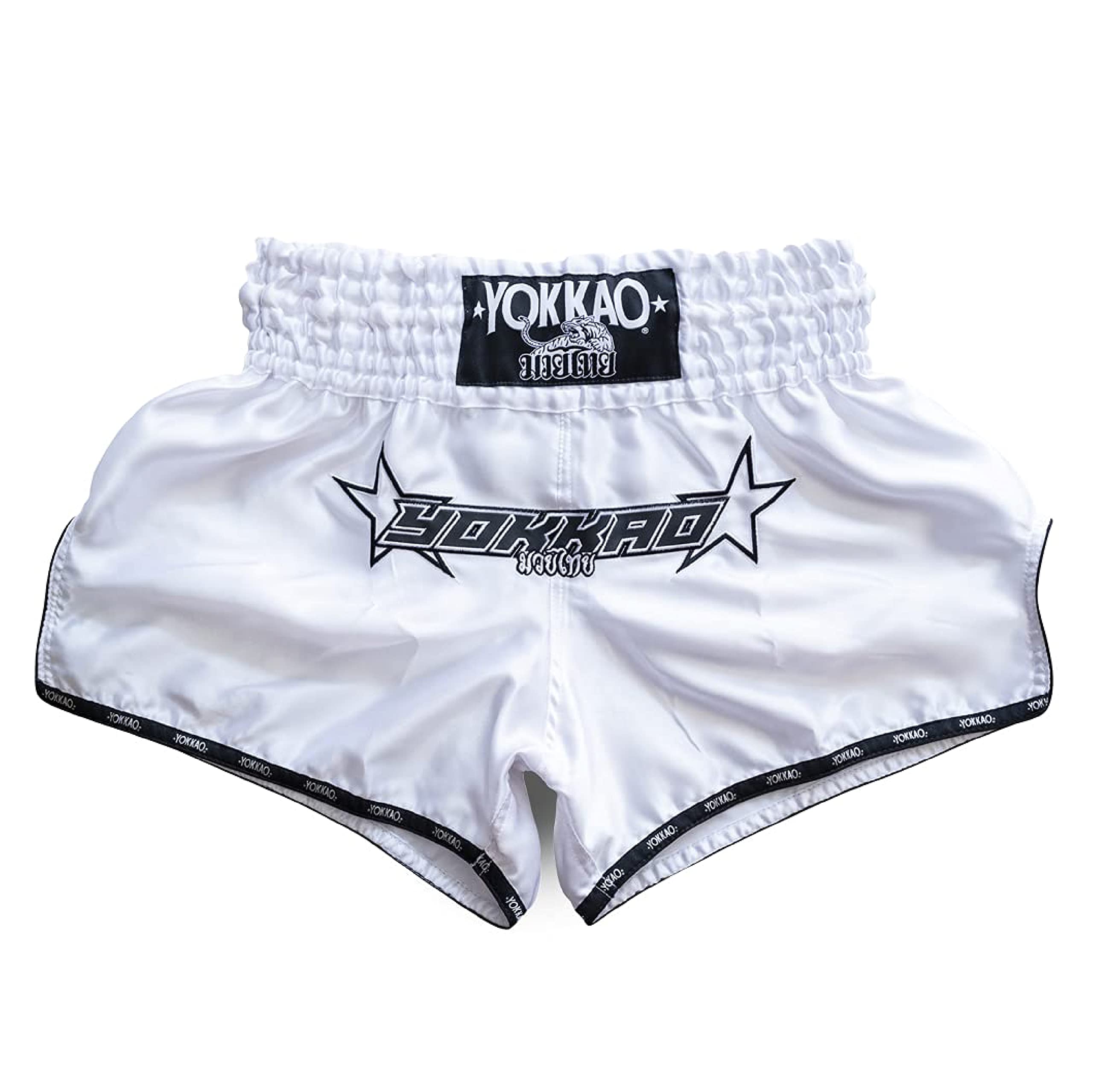 YOKKAO Muay Thai Boxing Shorts for Men & Women - Premium Satin MMA Shorts for Training & Competition | Perfect for Kickboxing, Muay Thai Practice & Martial Arts Tournaments