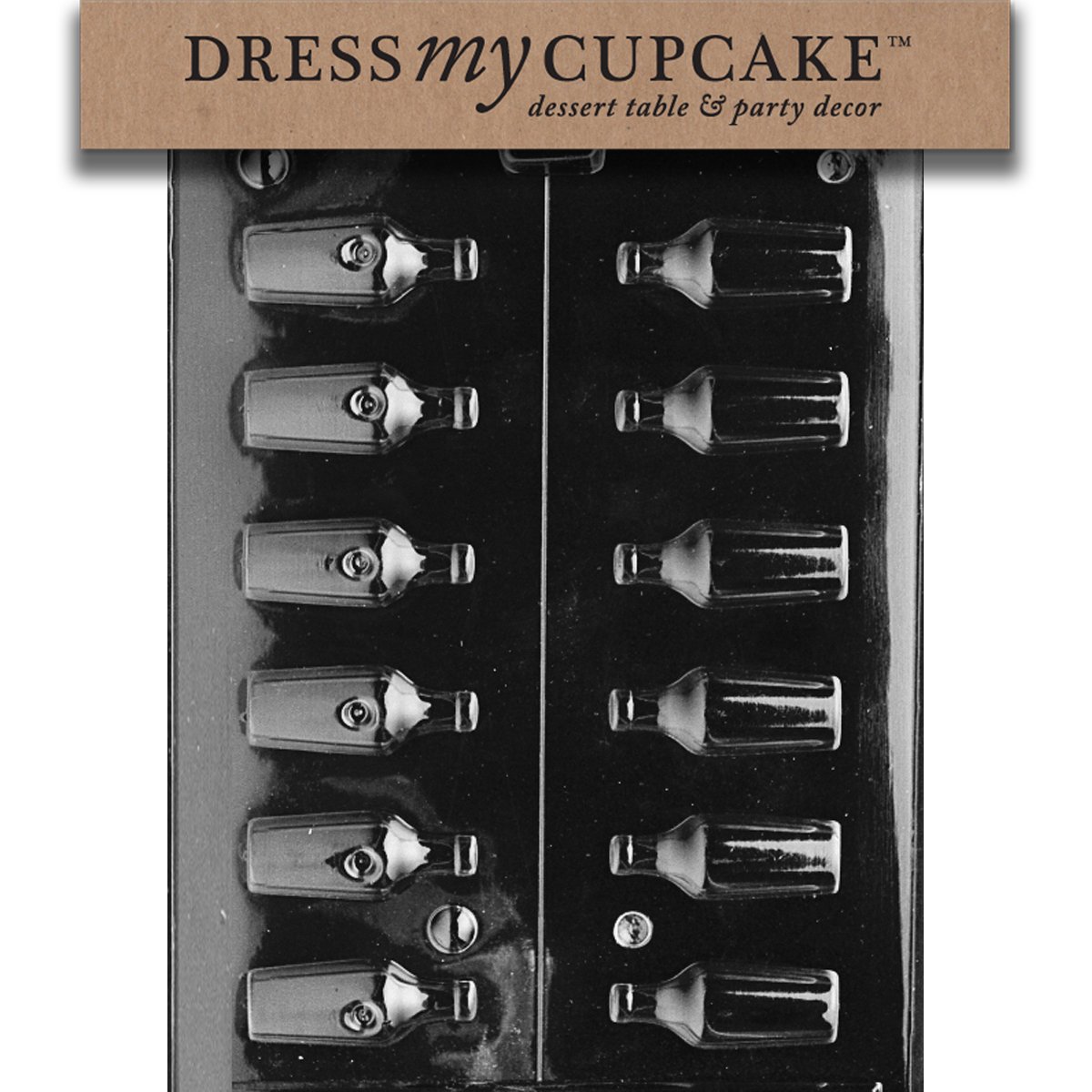 Premium Chocolate Candy Mold Set for Liquor Bottles - Perfect for Baking, Cake Decorating, and DIY Candy Making at Home