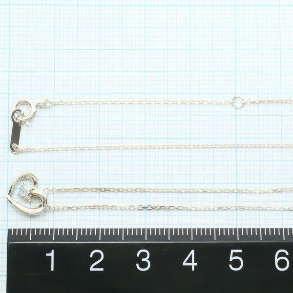 4℃ Genuine Aquamarine & Diamond Sterling Silver Necklace for Women - Elegant Pendant Jewelry Gift for Birthday, Anniversary & Special Occasions