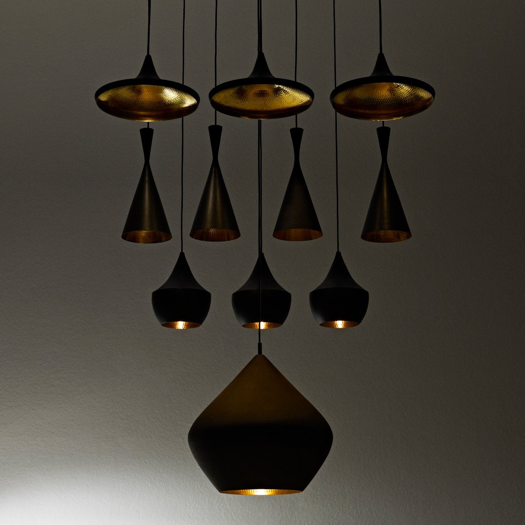 Beat LED Pendant Light - Modern Dimmable Hanging Fixture for Kitchen Island, Dining Room & Bedroom Decor