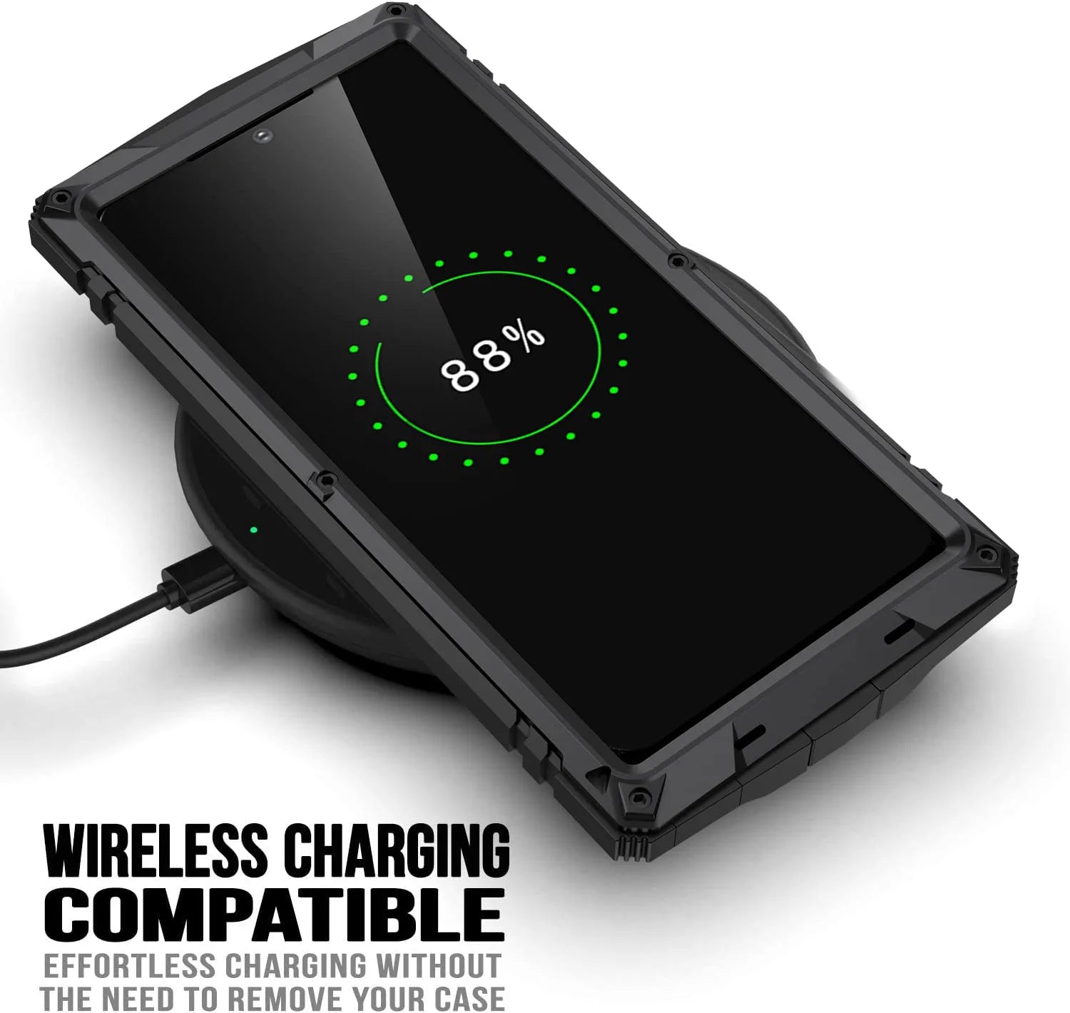 Samsung Galaxy S23 Ultra Aluminum Metal Case with Gorilla Glass Protection - Durable & Slim Design for Everyday Use, Travel, and Outdoor Activities