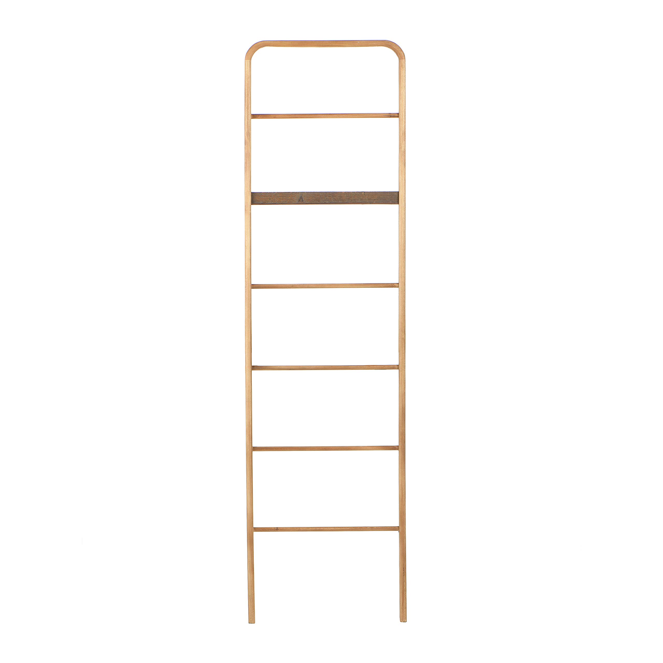 Main + Mesa Wood Blanket Ladder - Rustic Farmhouse Blanket Storage & Display - Perfect for Living Room, Bedroom, or Nursery Decor