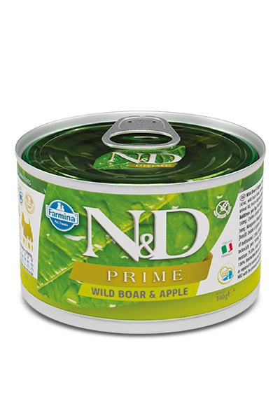 Premium Farmina Wild Boar & Apple Wet Dog Food - Grain-Free, High-Protein Natural Recipe for Adult Dogs - Perfect for Sensitive Stomachs & Picky Eaters - Ideal for Mealtime, Training Rewards & Outdoor Adventures