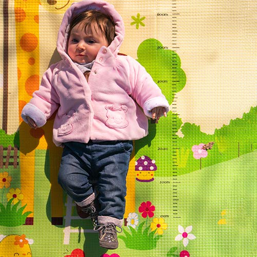 Alea Baby Foldable Soft Play Mat for Kids - Non-Toxic Baby Crawling Mat 67