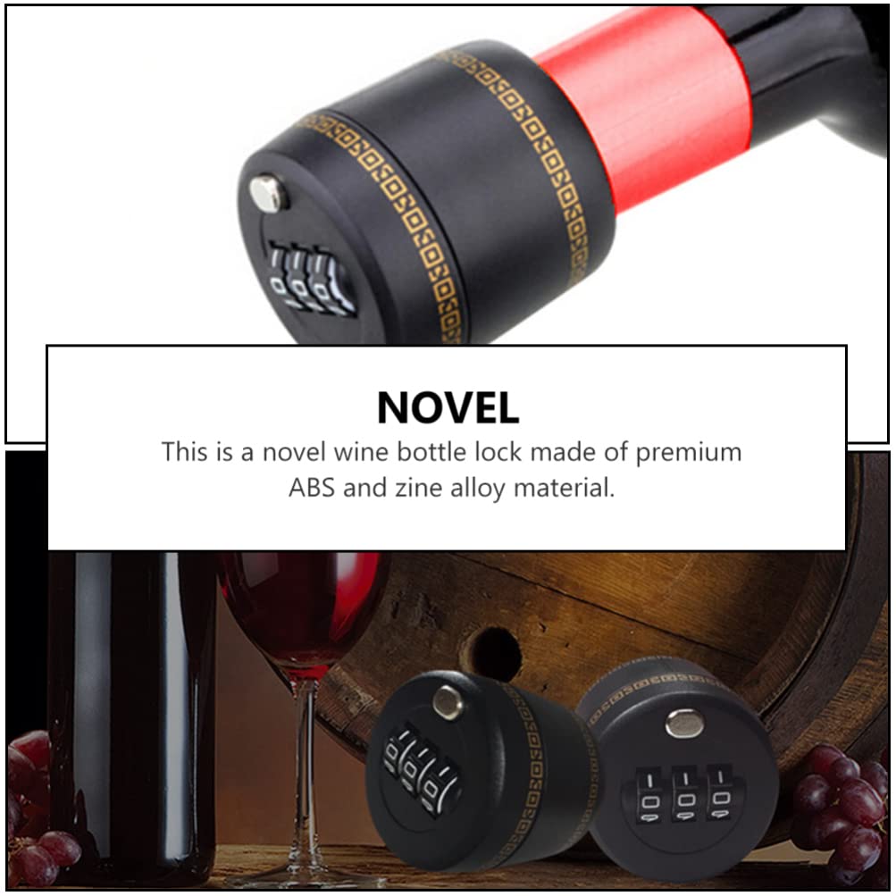 Premium Vacuum Wine Bottle Stopper with Lock Code - Airtight Seal for Whiskey, Liquor & Champagne Preservation - Perfect for Home Bars, Parties & Gifts