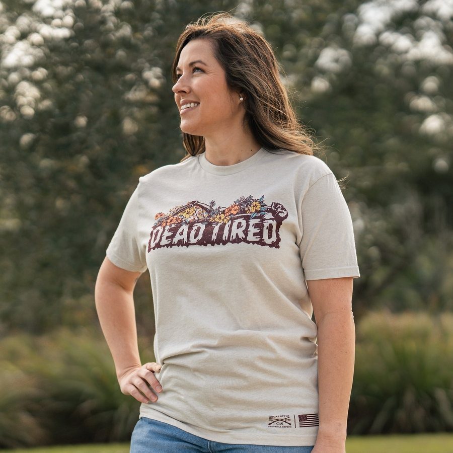Women's Dead Tired Boyfriend Fit T-Shirt - Soft & Comfortable Oversized Cotton Tee for Lounge, Sleep & Casual Wear