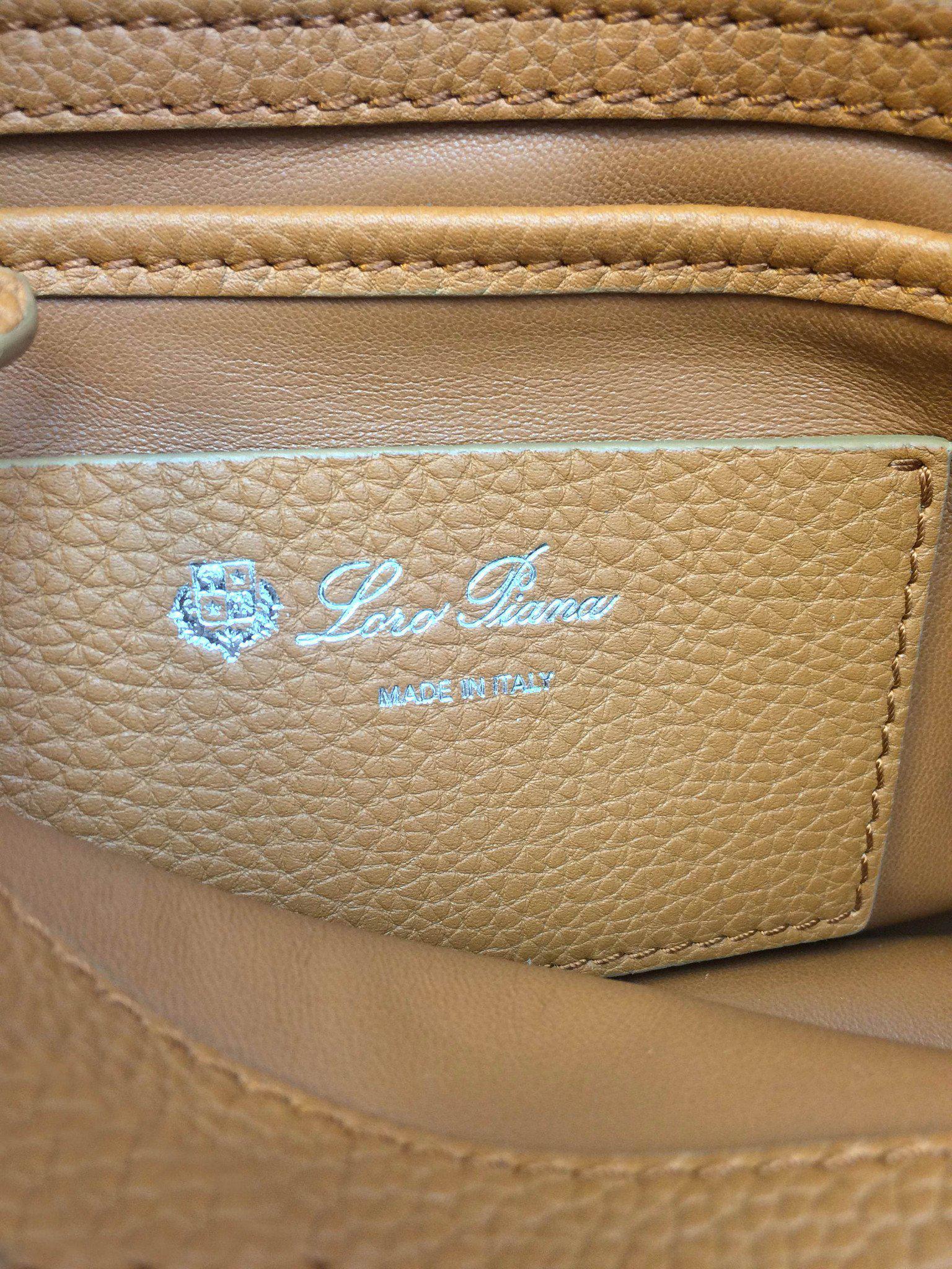 Loro Piana Bellevue Odessa Tote Bag - Premium Leather Handbag for Women, Luxury Designer Tote with Shoulder Strap - Perfect for Work, Travel & Everyday Use