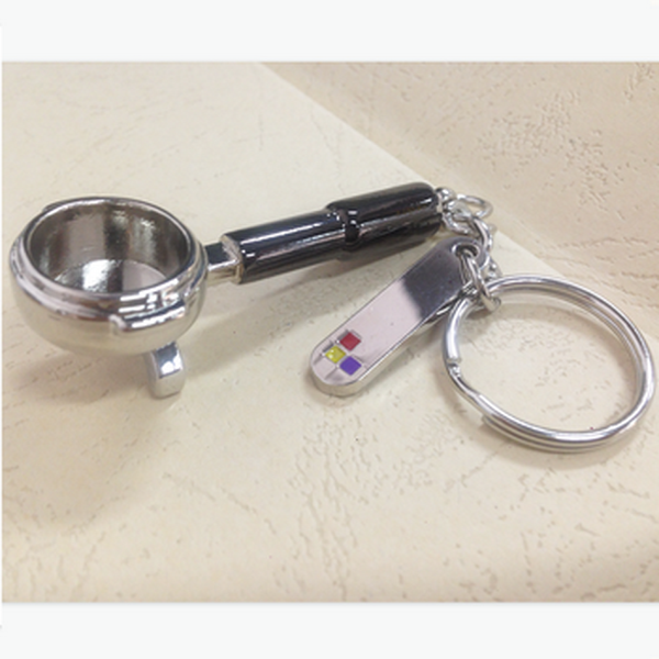 Premium Car Keychain with Filter Holder - Durable & Stylish Keyring for Coffee Lovers | Perfect for Baristas, Camping & Daily Commute