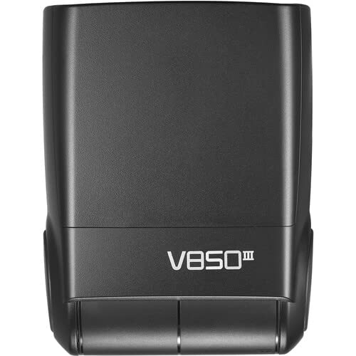 Godox V850III 76W 2.4G Wireless Flash Speedlite with Li-ion Battery - GN60, 1.7s Recycle Time, 450 Full Power Pops - Compatible with Canon, Nikon, Sony, Pentax, Olympus - Perfect for Portrait, Wedding & Studio Photography